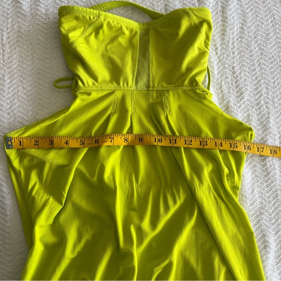 Lululemon workout neon strappy open back tank top tube top - Picture 7 of 13